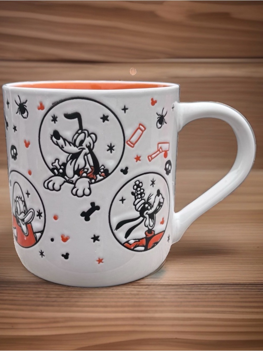 Disney Pixar Mickey & Friends Halloween Candy & Costumes Coffee Mug RARE Zrike - Picture 3 of 5